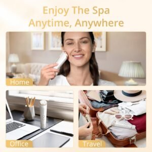 6 in 1 RF Microcurrent Facial Device, Homeuse Skin Tightening Rejuvenation Facial Massager Face Lifting Skin Care Tool for Reduce Wrinkles,Skin Care,Light Therapy,Anti Aging Device,Unisex Gift