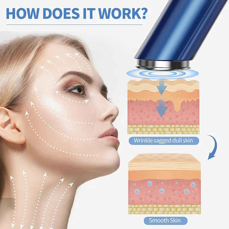 D4 Texet Microcurrent Facial Device, Facial Massager, Home Use Skin Tightening Machine Light Therapy for Face Eye Neck Lifting 6 in 1 Skin Care Tool